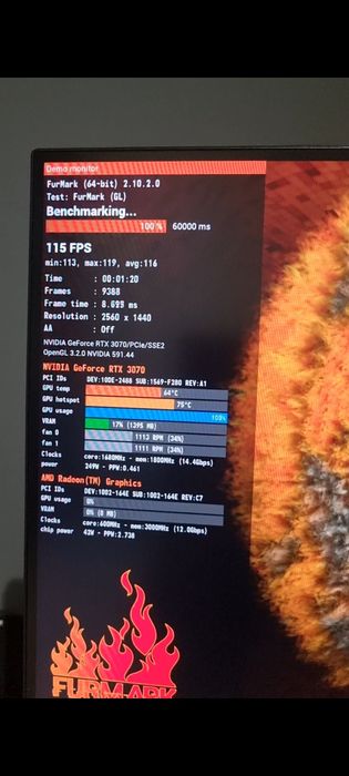 Видео карта RTX3070 Palit Jetstream