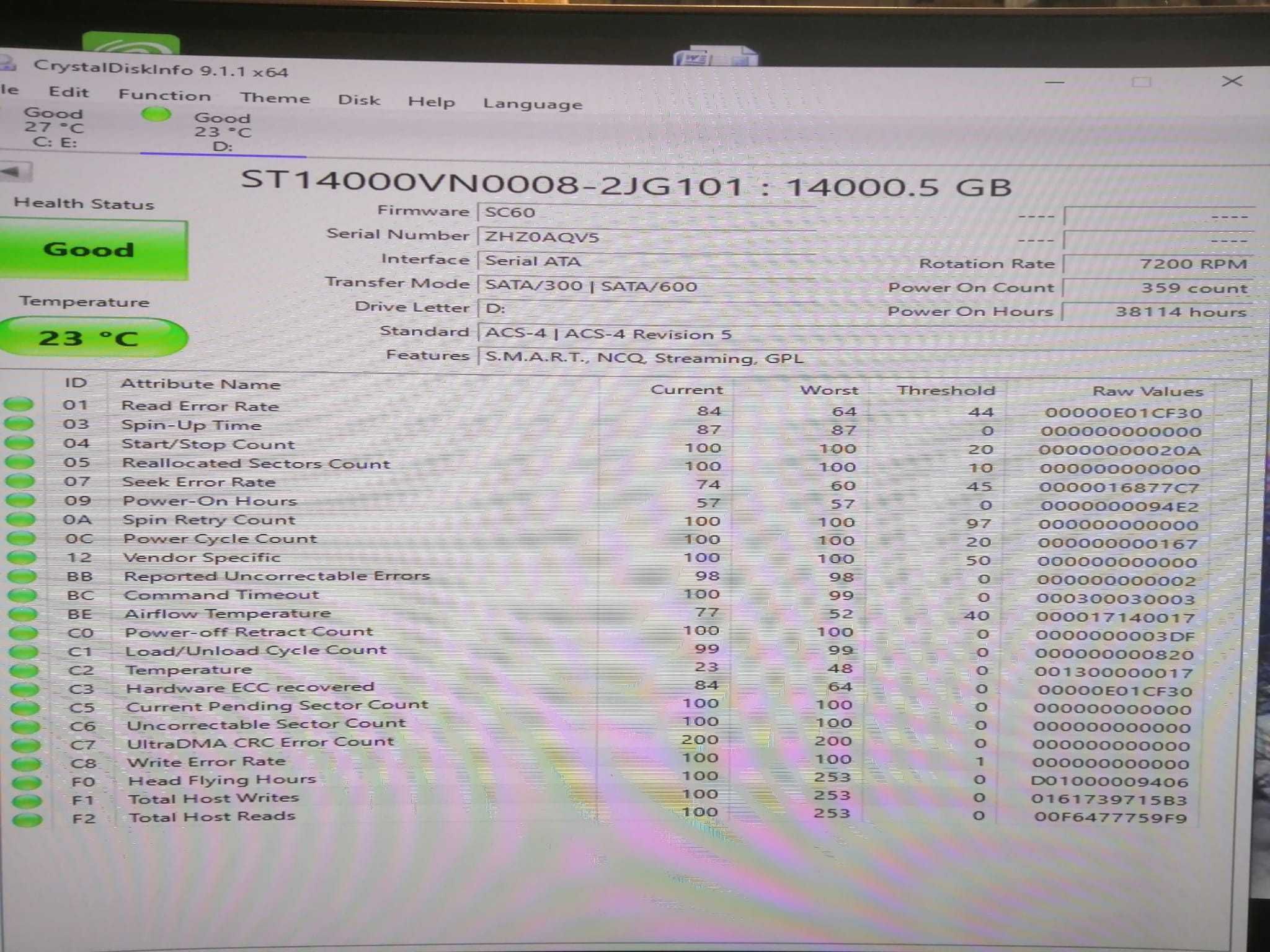 HDD SEAGATE  Iron Wolf - 14TB