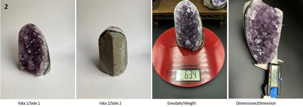 Cristale/Minerale - Ametist - geode pietre semipretioase