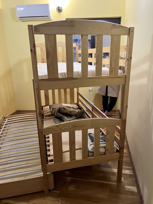 детско двуетажно легло 80x200