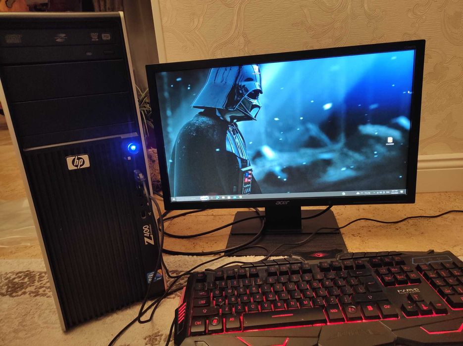 Calculator PC + monitor