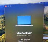 Macbook air 13 M3 16/512