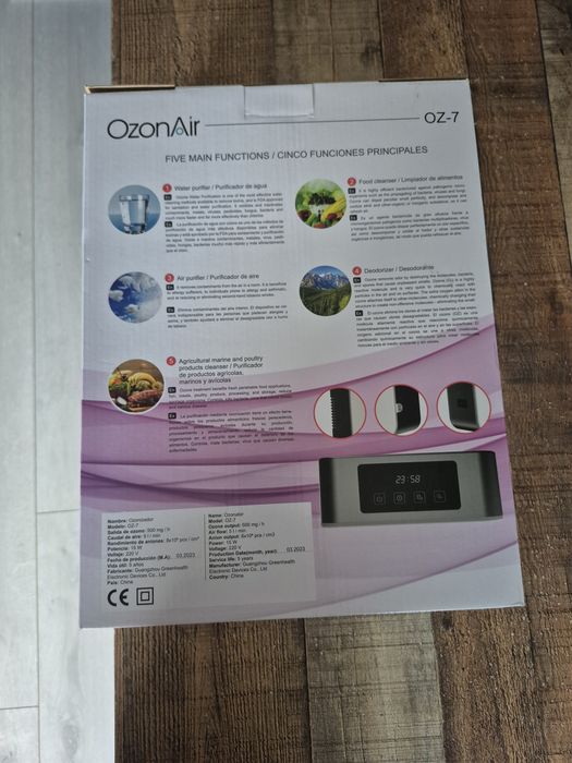 Purificator Ozon Air oz-7  NOU