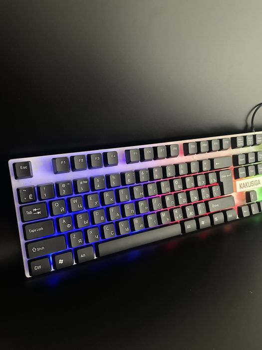 Игровая клавиатура, Клавиатура с подсветкой , Мышка+Клавиатура