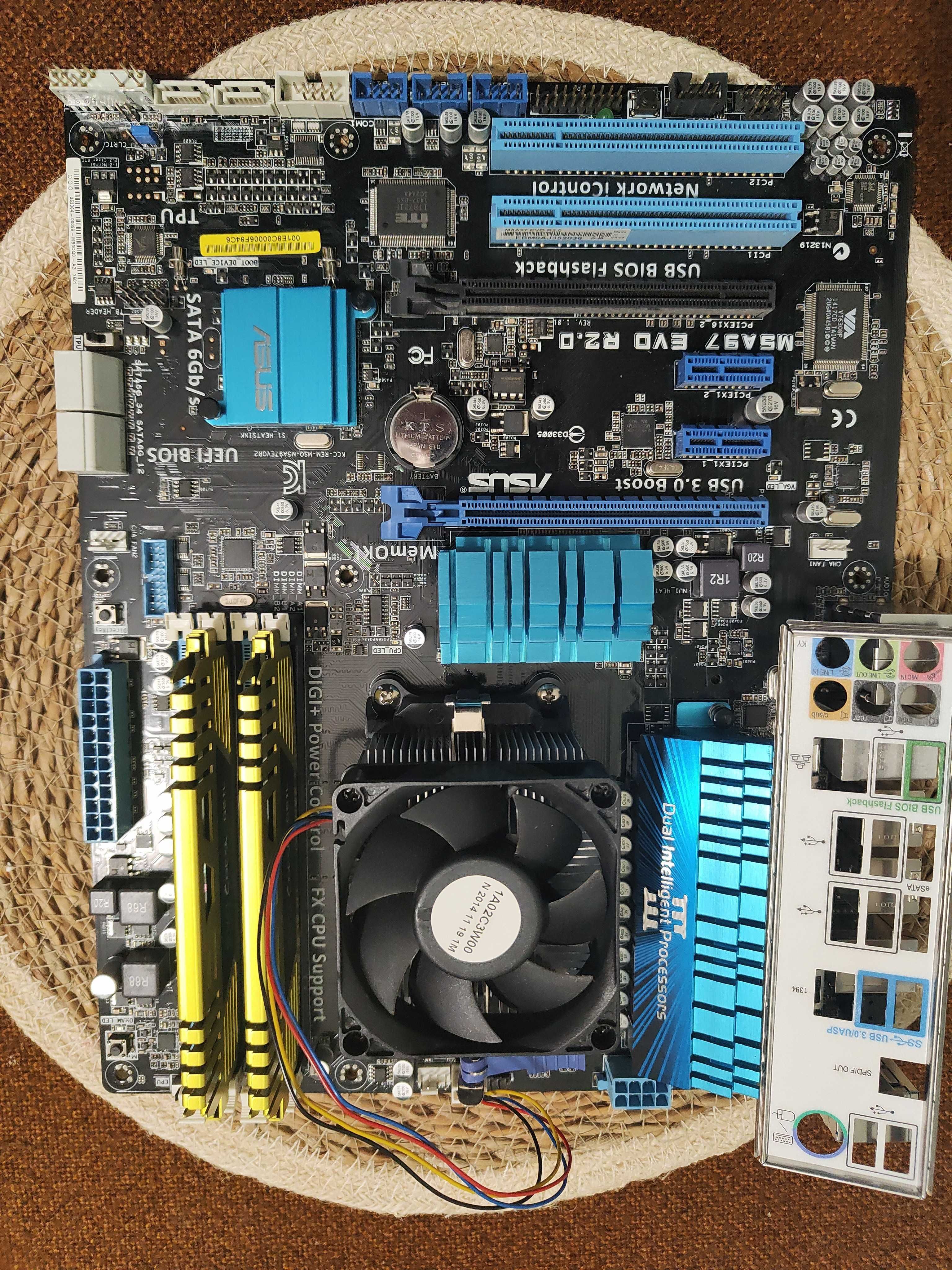 AMD FX-8300, ASUS M5A97 EVO R2.0, 8Gb DDR3 GEIL