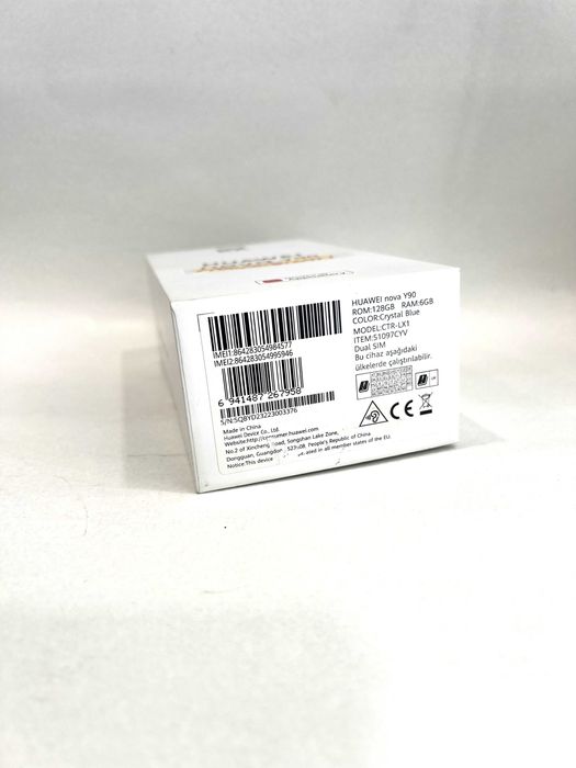 Huawei Nova Y90, Crystal Blue, 128GB/6GB, NOU/Sigilat!