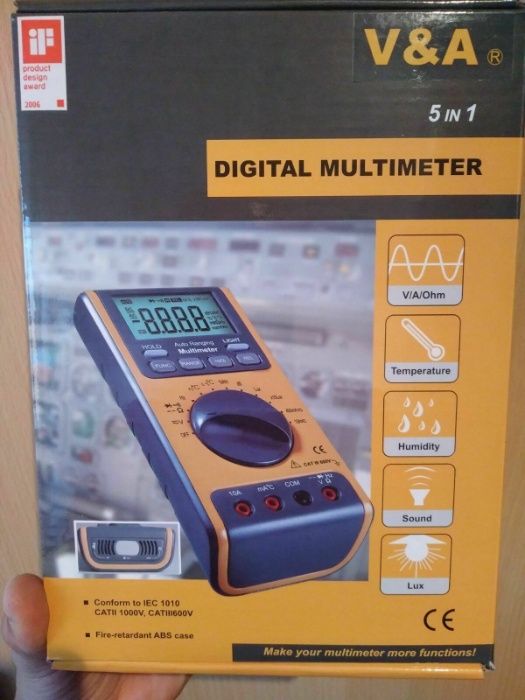 V&A 5-in-1 Digital Multimeter VA19