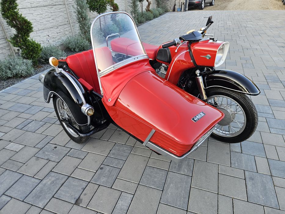 Motocicleta cu atas Mz trophy de lux 250 es/2,fabricate 1971