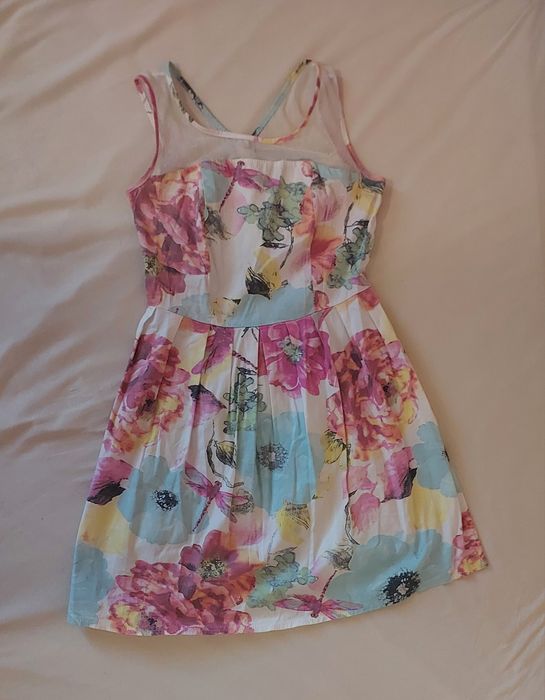 Къса рокля на цветя