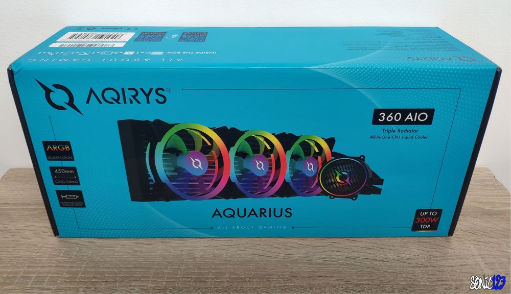 Cooler Procesor AQIRYS Aquarius 360 AiO Black, AMD/Intel - NOU!
