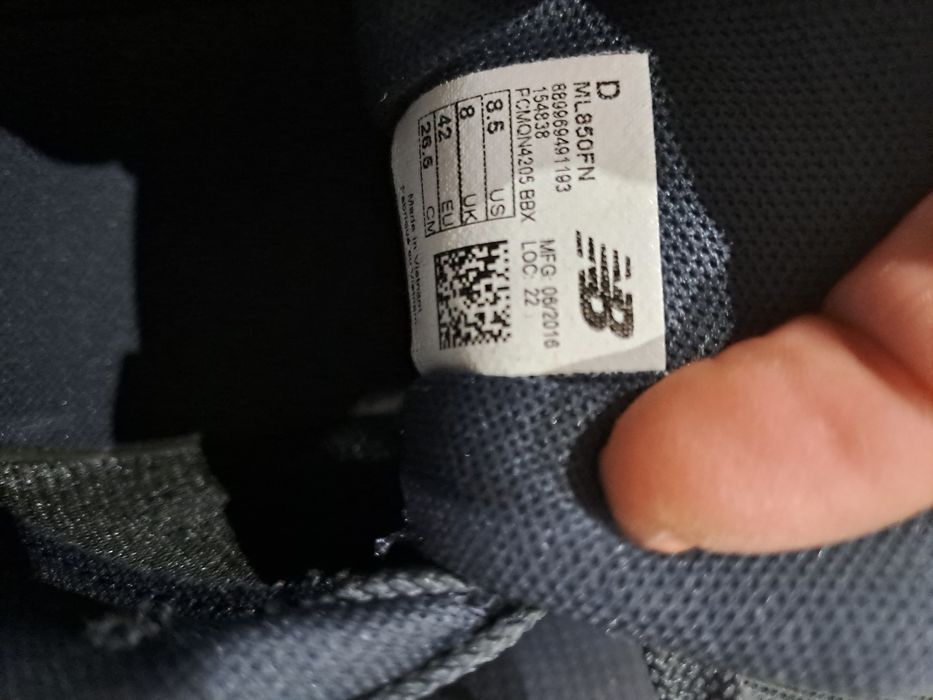 New Balance ML850 FN/42 номер