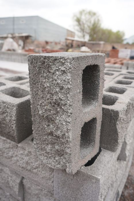 Рваные блок цветной декоративный Шлакоблок