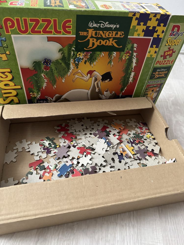 Puzzle Disney - Cartea Junglei 240 piese + 2 puzzle-uri mici