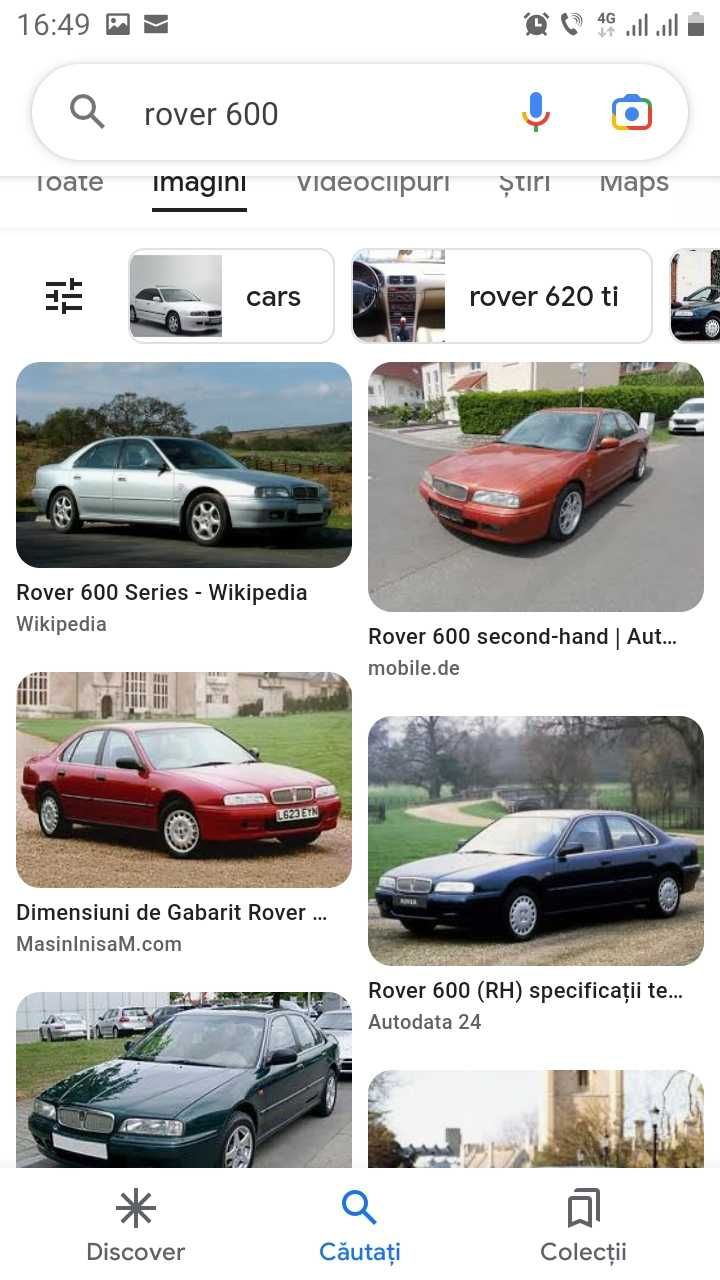 Rover 600 sdi rosu si bleumarin