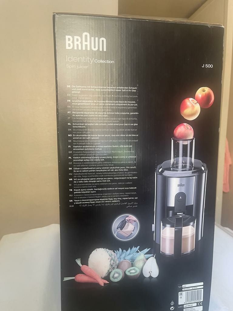 Новая соковыжималка Braun