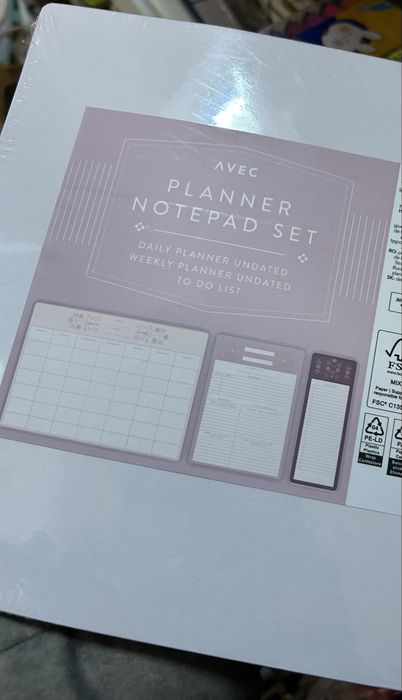 Planificator zilnic saptamanal to do list sticky notes roz Nou Sigilat