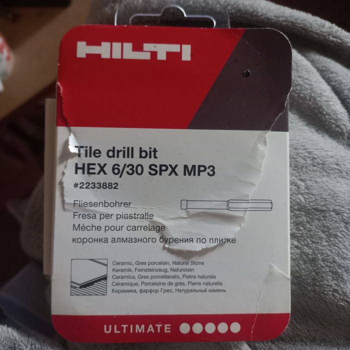 Сфредла за пробиване на плочки