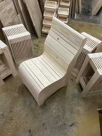 Трапезен/ ергономичен дървен стол ръчна изработка