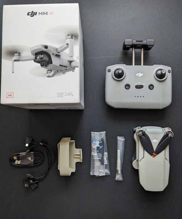 Drona DJI Mini 4K,  31 minute zbor, garanție