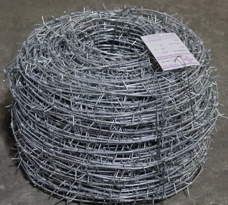 Проволока колючая новая оцинкованная бухта 200 м пр-во Россия