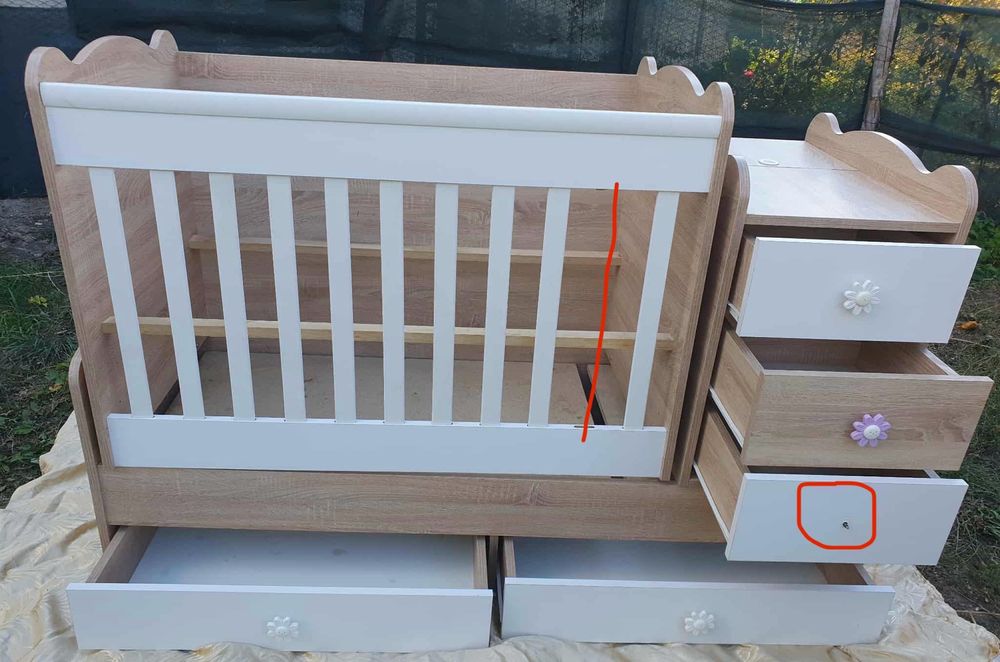 Бебешко легло 3в1