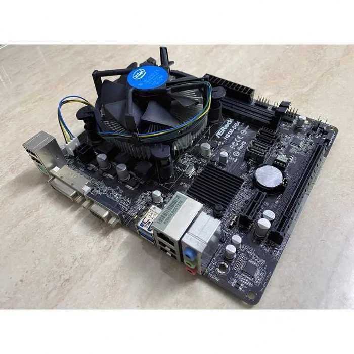 Kit Placa de baza 1150 H81M-VG4 MicroATX + Procesor i5 4570 + Cooler