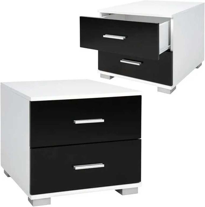 Нощно шкафче MIADOMODO 40x40x35 см 2 броя комплект