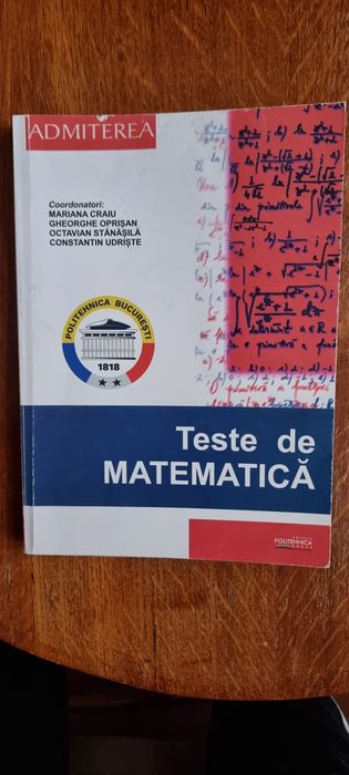 Vând culegeri pentru bacalaureat si facultate UPB