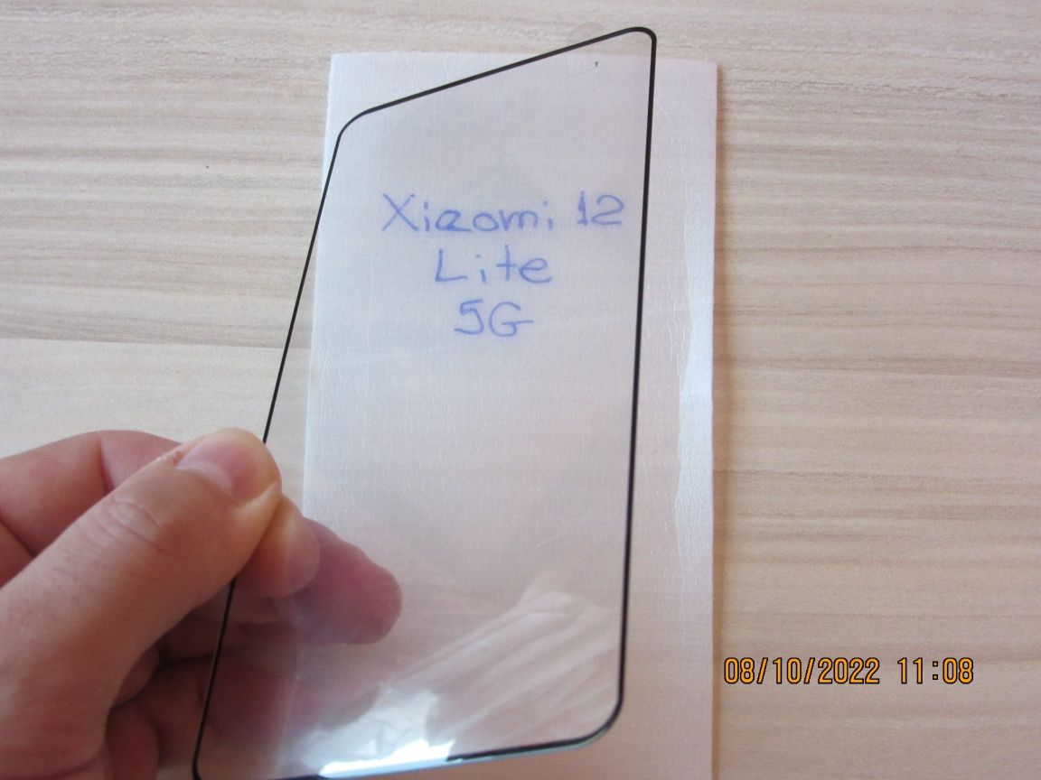 5D ЦЯЛО ЛЕПИЛО Стъклен протектор за Xiaomi 12T Pro / 12 Lite 5G