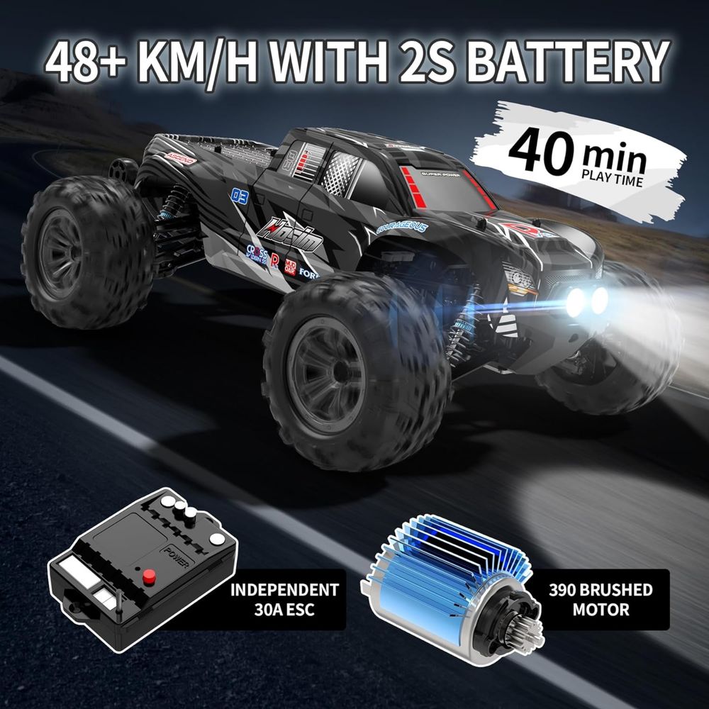 RC  1:10 Hosim RC Monster Truck 48+ KMH 4X4 Off-Road RC
