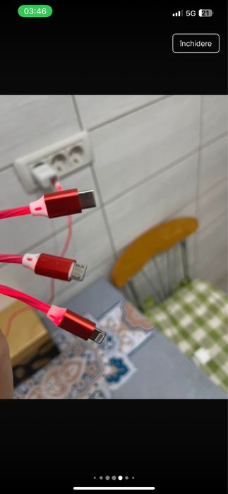 Incatcator nou Iphone plus alte 2 mufe. Cu led uri