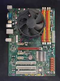 Материнская плата ECS P55H-A2 (V1.0) + Процессор Intel core i3-530