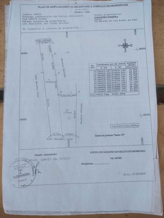 Teren extravilan intr-o zona superba de deal langa Curtea de Arges
