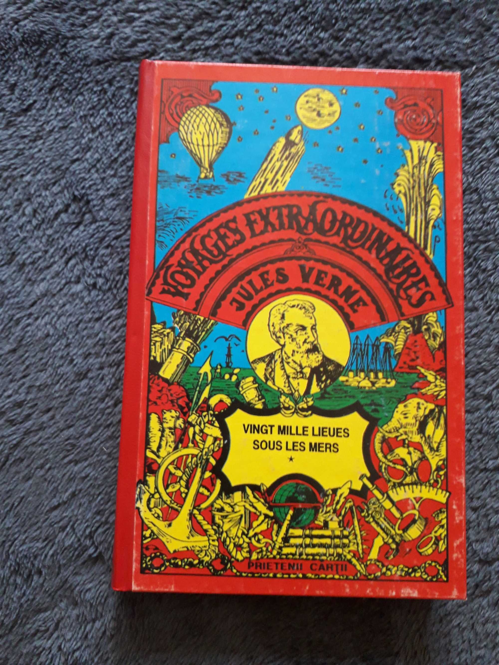4 cărți de Jules Verne în limba franceză