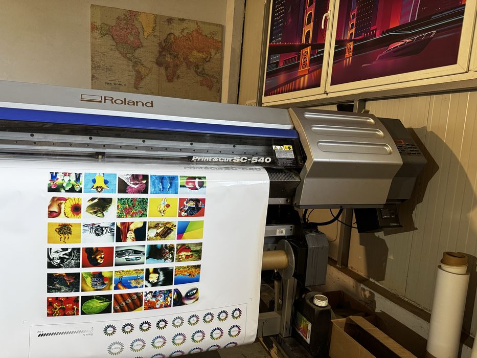 Roland Soljet PRO II SC540 Print&Cut– Imprimantă plotter EcoSolvent
