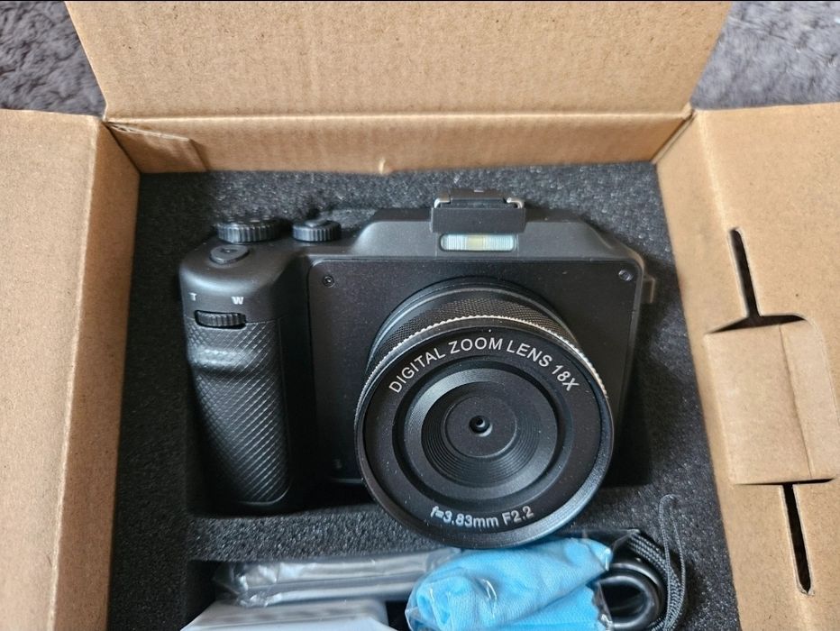 Aparat foto digital 4K compact, cameră pentru fotografie, 64MP