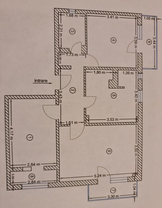 Apartament 3 camere Tudor Vladimirescu