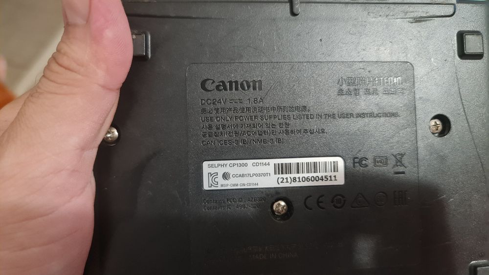 Canon selphy cp1300 Wi-Fi imprimanta portabila