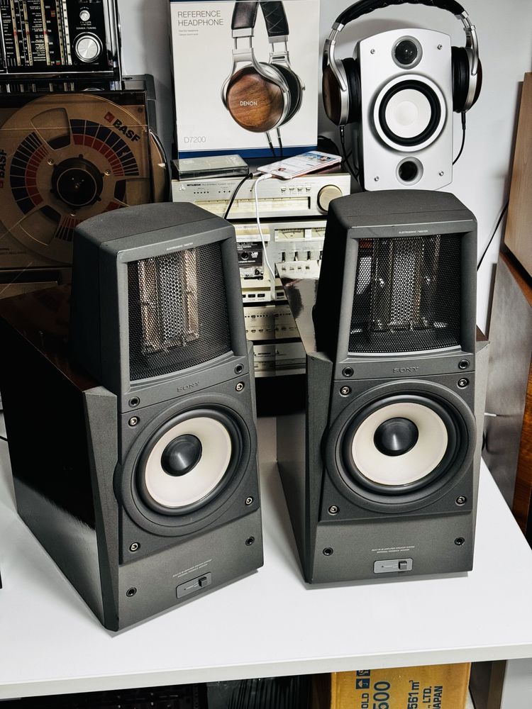 Boxe active de inaltă fidelitate SONY SA-S1,tweeter Ribbon,bass reflex