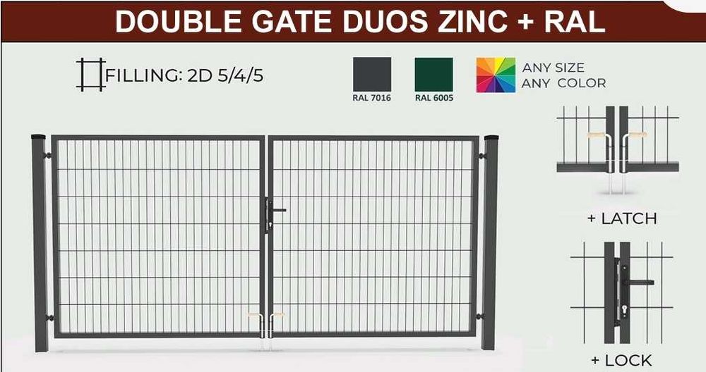 Gard zincat / gard din plasa / montaj gard / instalare gard