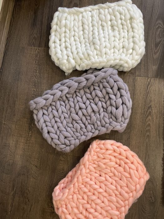 fular tricotat handmade