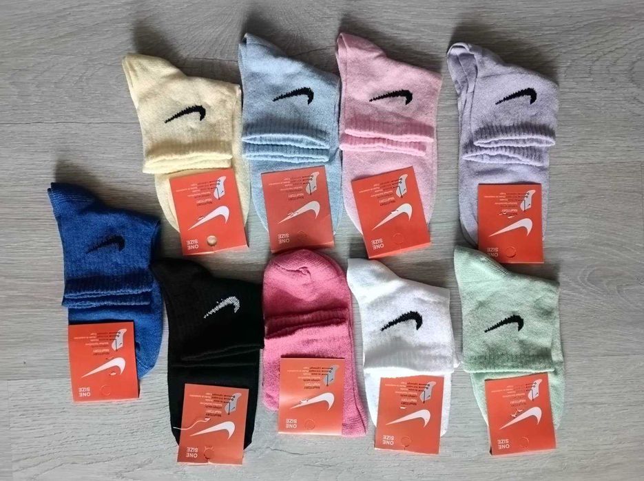 ПАМУЧНИ ЧОРАПИ NIKE КЪС КОНЧ различни цветове универсален РАЗМЕР 38-44