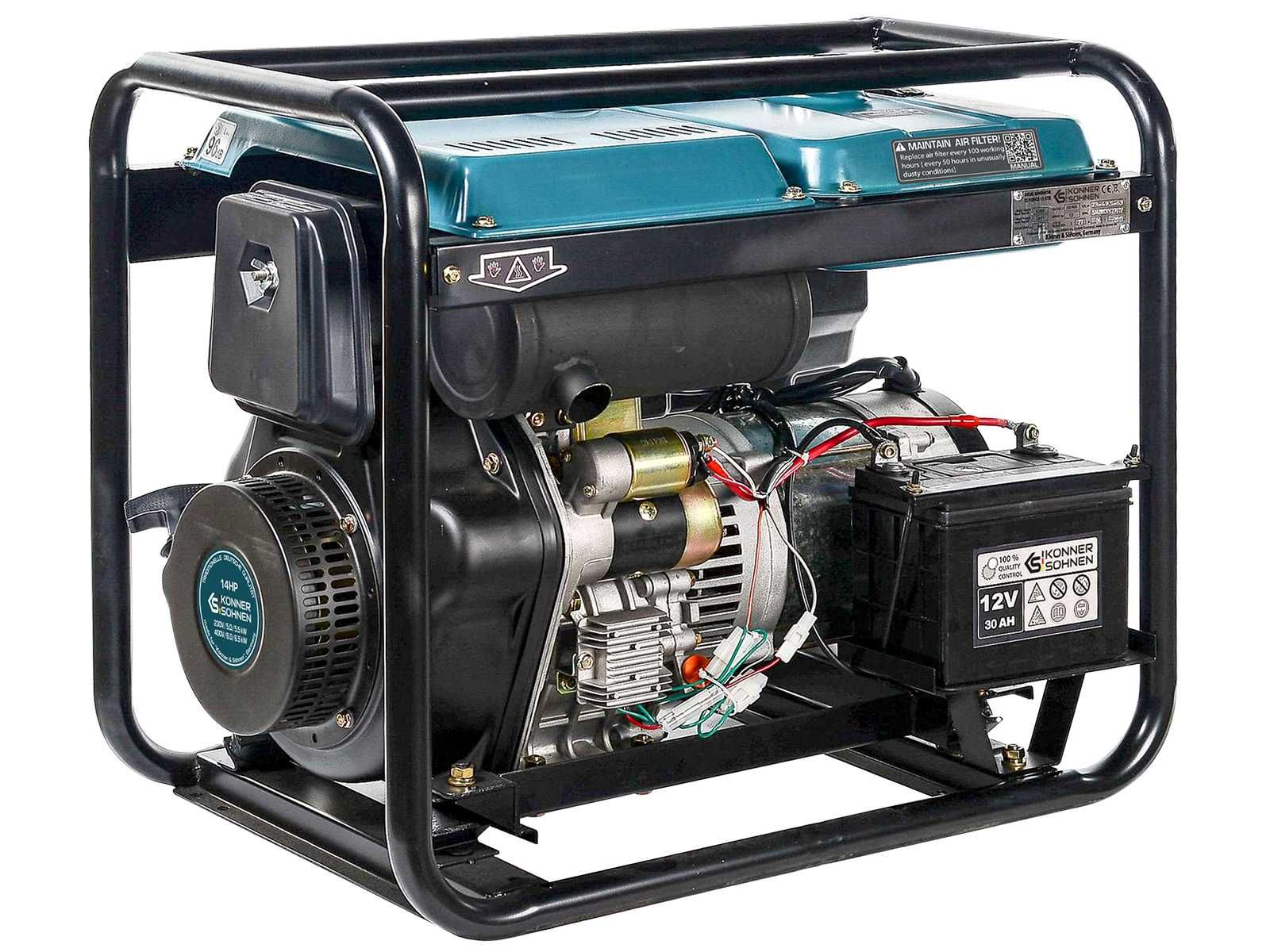 Generator diesel 230/400V, 6,5 kW Konner KS 8100HDE-1/3 ATSR cu ATS