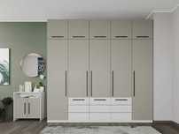 Dulap Inalt Casmir / Alb 2.5m Soares