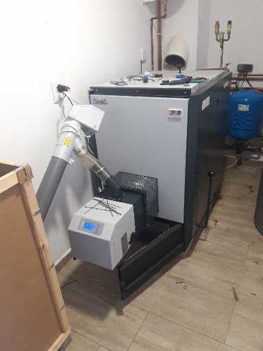 Centrala  lemne si peleti 45kW