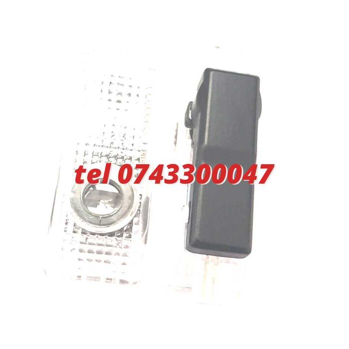 Emblema Portiere Cu Logo Bmw Set 2 Buc Proiector 3d Cu Led