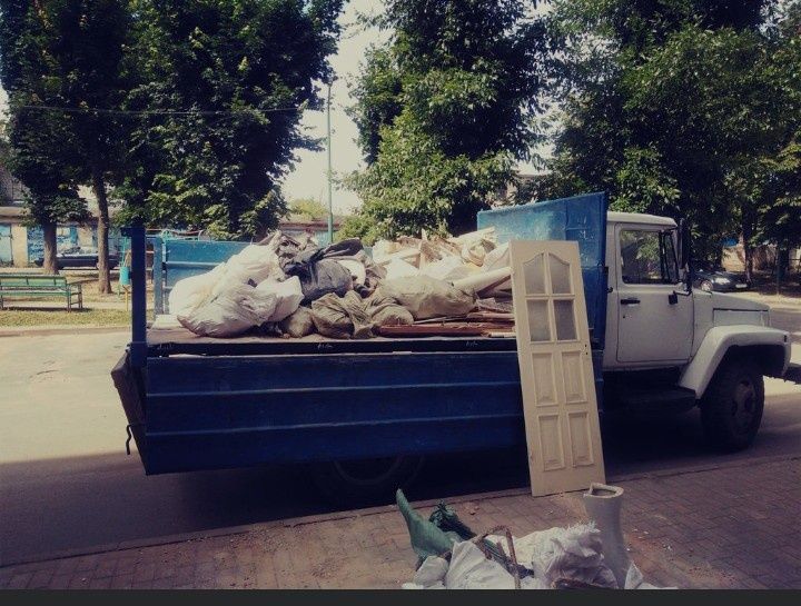 Вывоз хлам,вывоз веток, вывоз строительный мусор 7/24