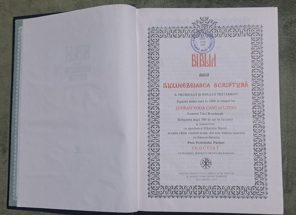 Biblia de la Bucuresti 1988