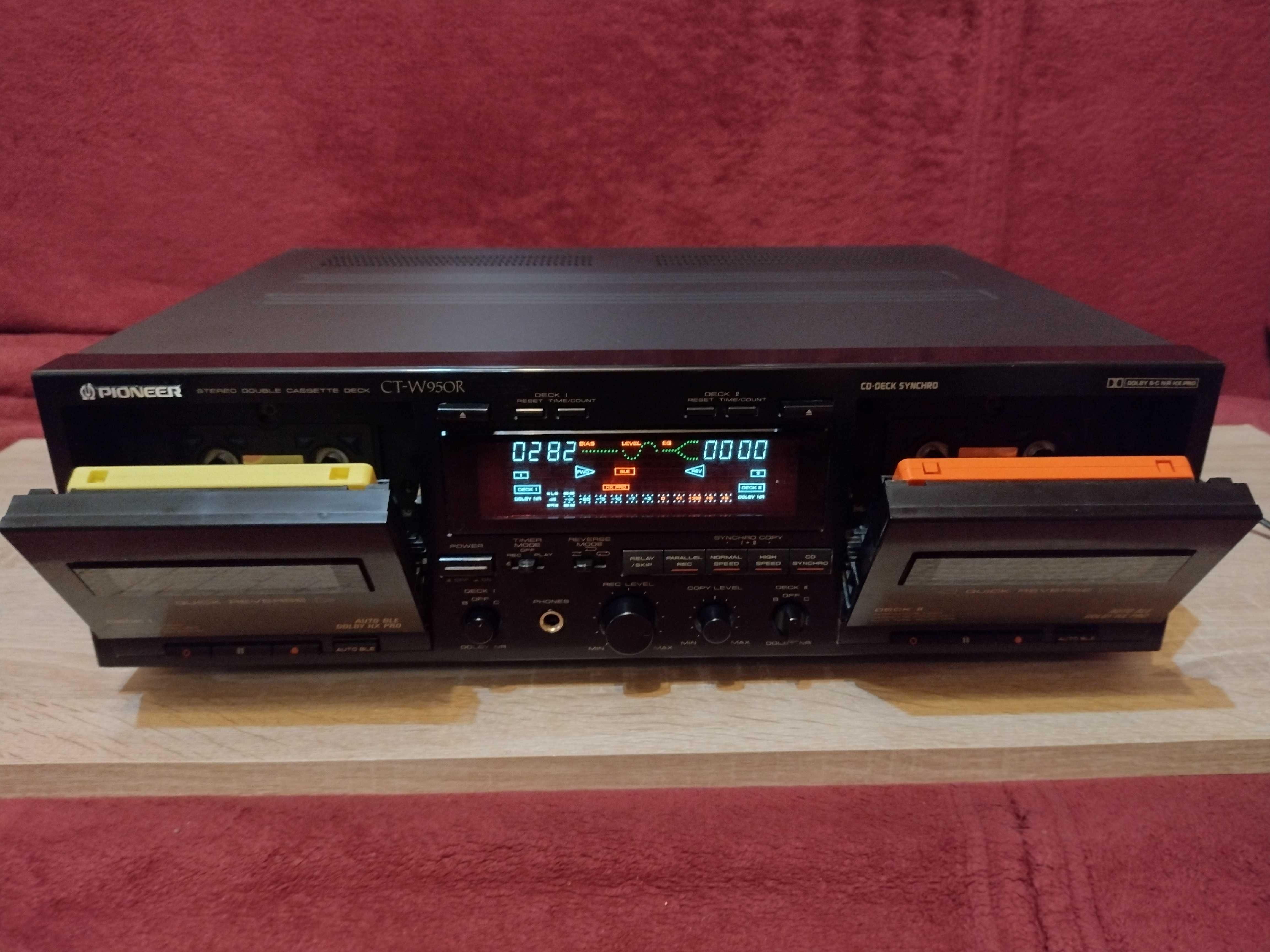 Pioneer CT-W950R Double Cassette Deck