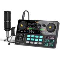 Set profesional pentru Podcast - Maono, mixer, microfon, casti